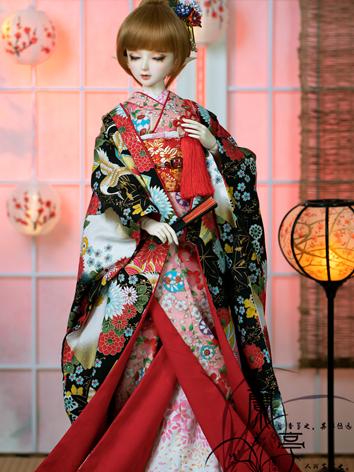 BJD Clothes Girl/Boy Pink Kimono for MSD/SD/SD16/70cm/SD17 Ball-jointed Doll