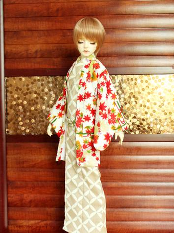 BJD Clothes Boy Yukata Kimino Outfit for 70cm/SD/MSD size Ball-jointed Doll