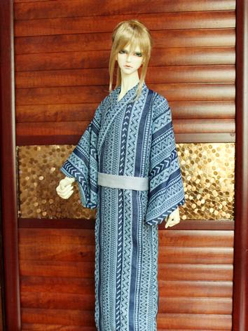 BJD Clothes Boy Retro Yukata Kimino Outfit for 70cm/SD/MSD size Ball-jointed Doll
