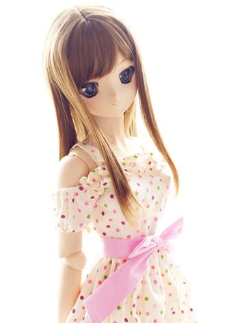 BJD Clothes Girl Beige Dress for SD Size Ball Jointed Doll