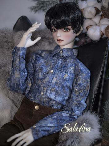 BJD Clothes Boy Blue Shirt for 70cm/72cm Ball-jointed Doll 