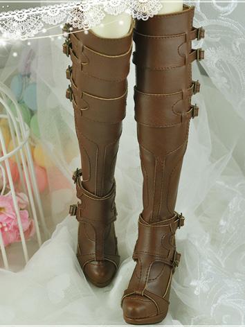 BJD 1/3 Girl/Female  Blue/White/Brown/Black Boots High-heel Shoes for SD13/SD16/DD Ball-jointed Doll