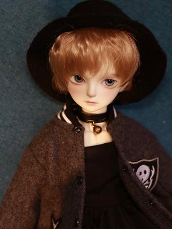 BJD Wig Boy Flax Gold Short Hair for MSD Size Ball-jointed Doll