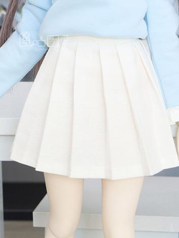 BJD Clothes Girl White Skirt for SD/MSD Ball-jointed Doll  