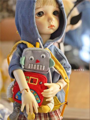 BJD 1/6 size Green/Orange Robot backpack bag for YOSD size Ball-jointed doll  