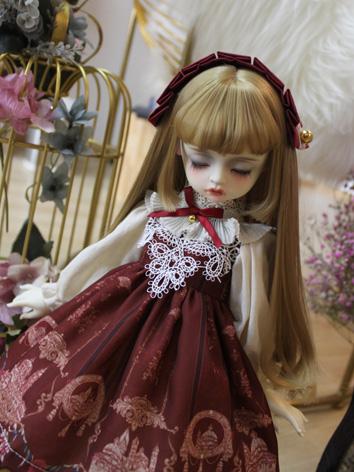 BJD Clothes Girl Black and White Dress for MSD/YOSD Size Ball-jointed Doll  
