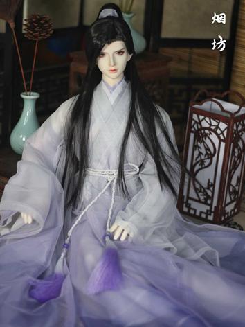 BJD Clothes Boy Purple Ancient Outfit Set for LS68/DK72/SD size Ball-jointed Doll
