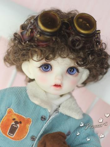 BJD Wig Girl Curly Hair for YOSD/BB Size Ball-jointed Doll