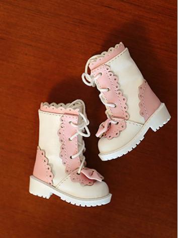 Bjd 1/6 Girl/Female Pink/Red/White/Black High Boots Shoes for YOSD size Ball-jointed Doll