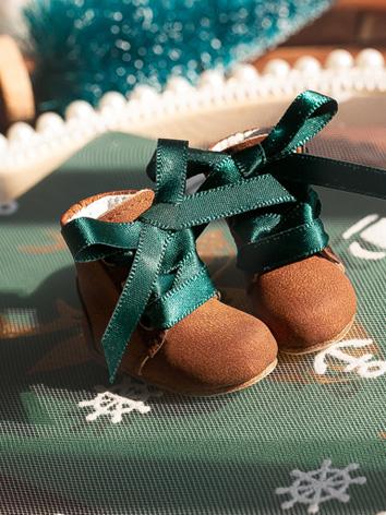 Bjd 1/6 Girl/Female Gray/Brown/Blue/Green Short Boots Shoes for YOSD size Ball-jointed Doll