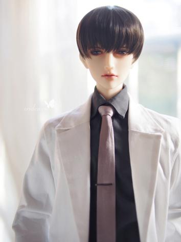 BJD Clothes Boy White Warm Suit for SD17/65cm/73cm Ball-jointed Doll