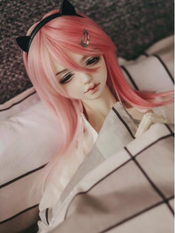 BJD Wig Boy/Girl Pink Hair[ -NO.81-] for SD/MSD/YOSD Size Ball-jointed Doll