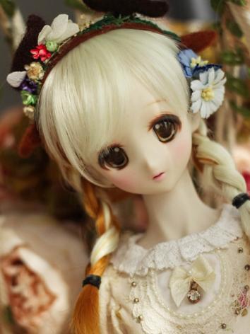 BJD Wig Boy/Girl Light Gold Hair[ -NO.47-] for SD/MSD/YOSD Size Ball-jointed Doll