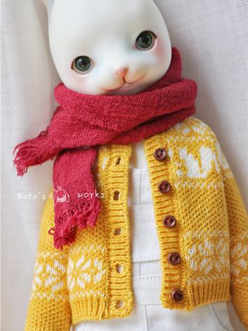 BJD Clothes 1/6 Girl/Boy Yellow/Blue/Gray/Red Sweater for YOSD Ball-jointed Doll