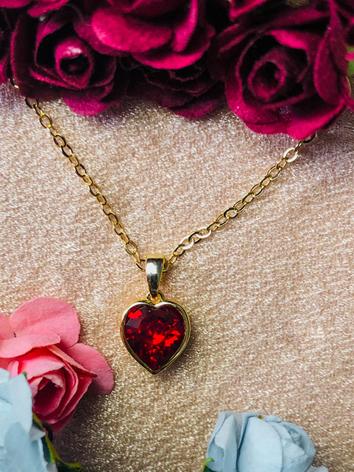 BJD Red Heart Necklace for SD/70cm Ball-jointed doll