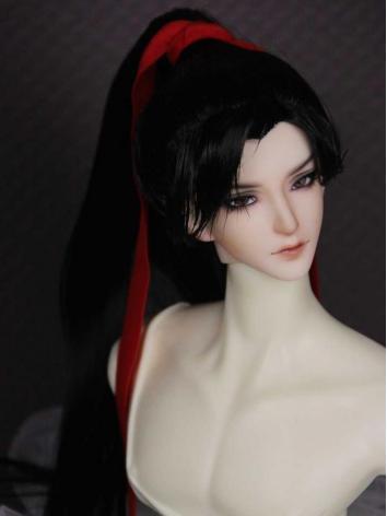 BJD Wig Black Long Hair for SD Size Ball-jointed Doll(Laozu)