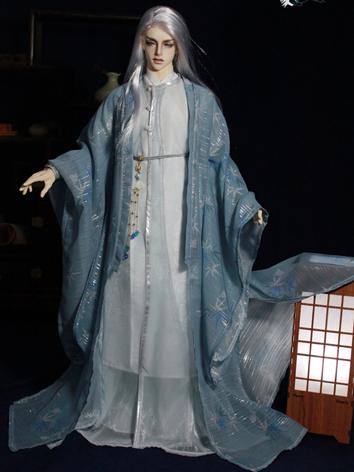 BJD Clothes Blue/Green Ancient Male Suit for SD/70CM Ball-jointed Doll