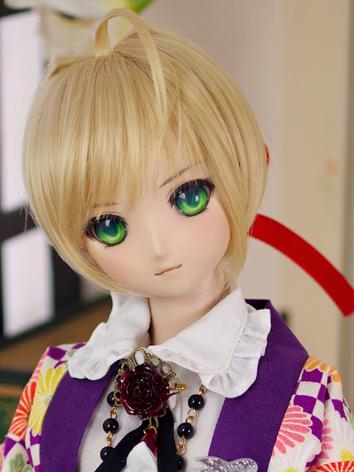 BJD Wig Girl Gold Hair for SD Size Ball-jointed Doll