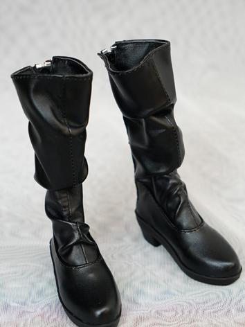 BJD Shoes Girl Black Boots for SD Size Ball-jointed Doll
