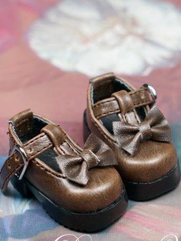 BJD Shoes Girl Brown/Black shoes for YOSD Size Ball-jointed Doll