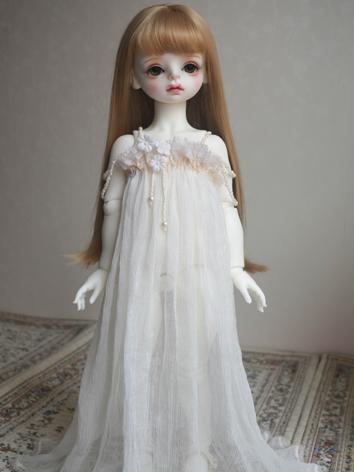 BJD Clothes Girl White Sleeping Dress Suit for MSD/SD Ball-jointed Doll