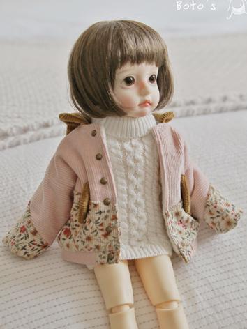 BJD Clothes 1/6 Girl/Boy Beige/Wine/Brown/Green Sweater for YOSD Ball-jointed Doll