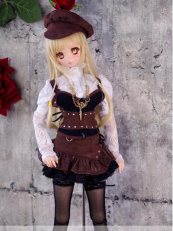 BJD Clothes Girl Shirt and Skirt Suit for SD/DD Ball-jointed Doll