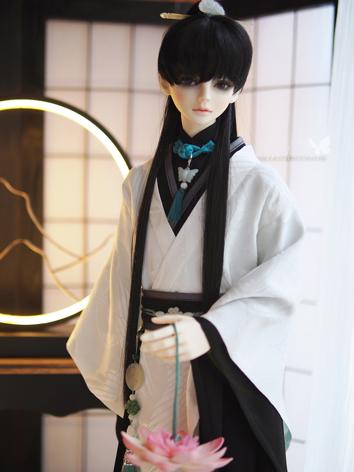 BJD Clothes White Ancient Male Suit for SD17/73CM Ball-jointed Doll