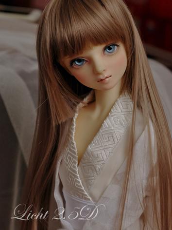 1/3 1/4 1/6 Wig Girl Gold/Yellow/Purple Long Straight Hair[204] for SD/MSD/YSD Size Ball-jointed Doll