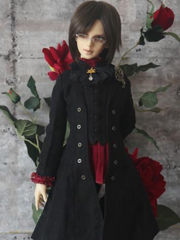 BJD Clothes Boy Black Knight Suit for SD Ball-jointed Doll