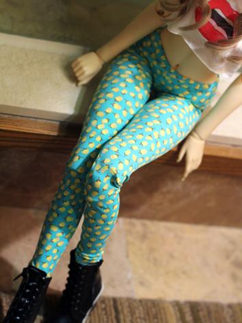 BJD Clothes Girl Blue/Green Leggings for MSD/SD Ball-jointed Doll