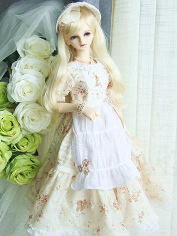 BJD Clothes Girl Red Western Style Dress for SD Ball-jointed Doll