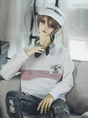 BJD Clothes Boy White T-shirt for SD17 Ball-jointed Doll