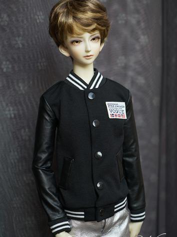 BJD Clothes Male Black Baseball Uniform MSD/SD/70cm Ball-jointed Doll