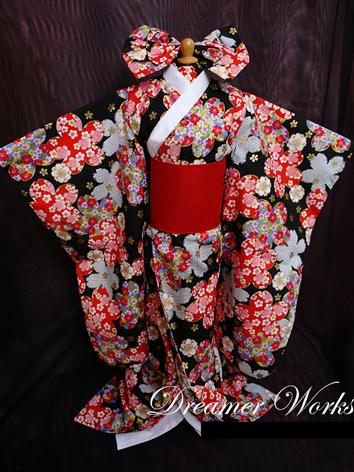 BJD Clothes Kimono/Yukata for MSD/SD Ball-jointed Doll