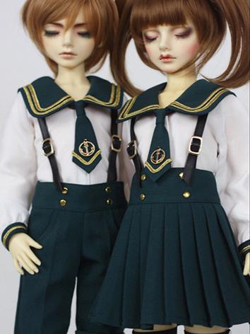 Bjd Clothes Students Uniform for MSD/SD10/SD13/SD17 Ball-jointed Doll