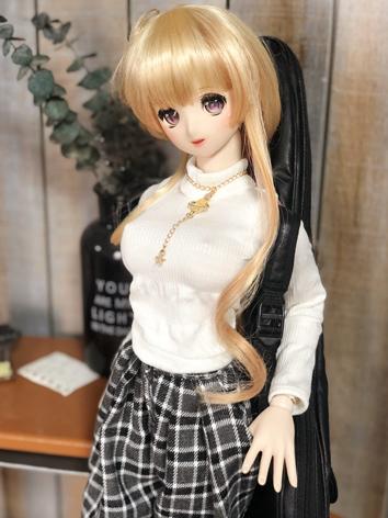 1/3 1/4 Girl White Shirt Top for SD/DD Size Ball-jointed Doll