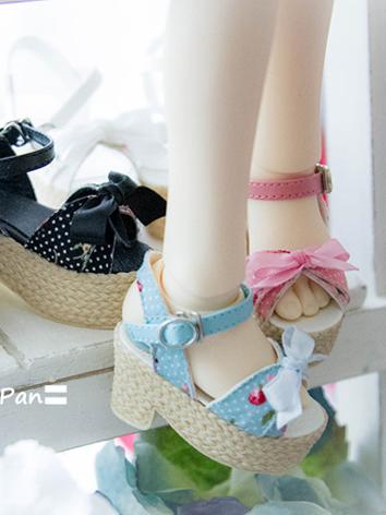 BJD Shoes White/Black/Pink/Blue Highheels Shoes for MSD/YOSD size Ball-jointed doll