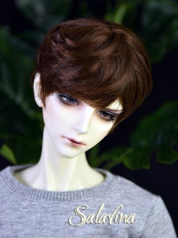 BJD Wig Boy Chocolate Short Hair for SD/MSD/YSD Size Ball-jointed Doll