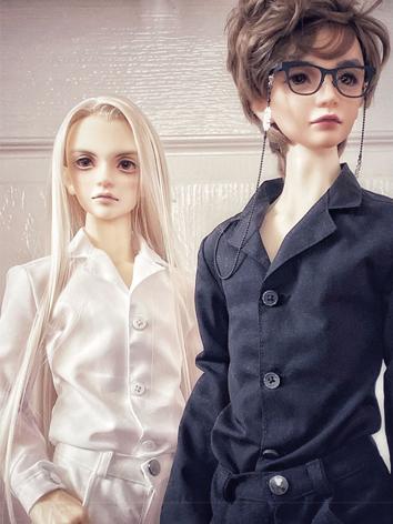 BJD Clothes Boy Black/White Shirt for 70cm Size Ball-jointed Doll