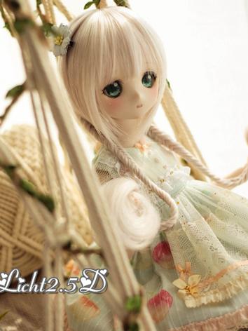 BJD Wig Girl Gold Long Hair [NO.217] for SD Size Ball-jointed Doll