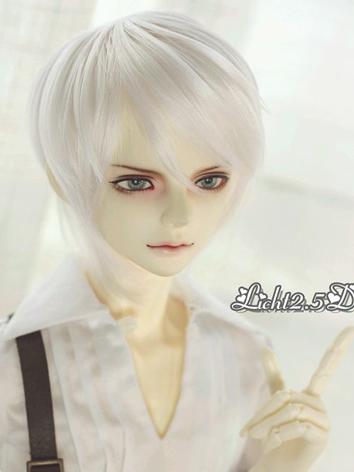 BJD Wig Boy White Short Hair [-NO.31-] for YOSD/MSD Size Ball-jointed Doll