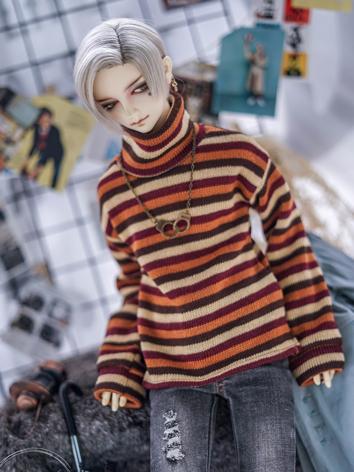 BJD Clothes Boy/Girl Turtleneck Bottoming Shirt for MSD/SD17/SD13/70CM Ball-jointed Doll