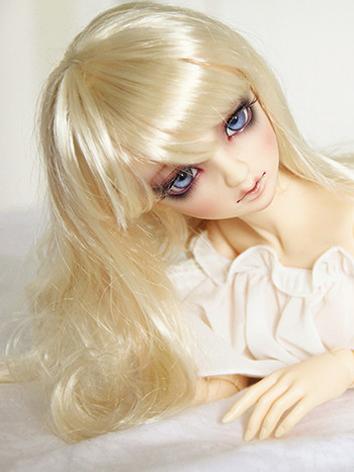 BJD Wig Gold Curly Hair Wig for SD/MSD/YOSD Size Ball-jointed Doll