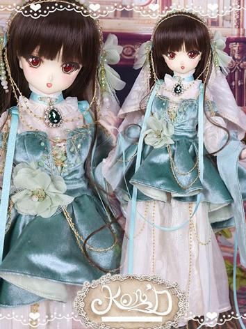 1/4 BJD Clothes Girl Black Suit for MSD/MDD size Ball-jointed Doll