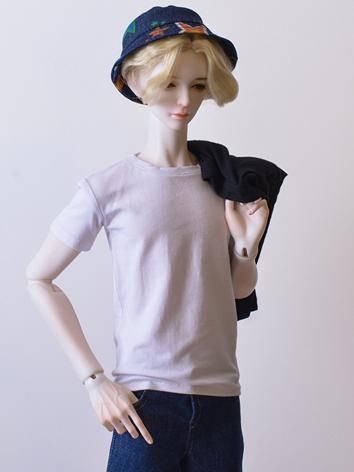 BJD Clothes Boy Black/White/Blue Shirt for MSD/SD/70cm Size Ball-jointed Doll