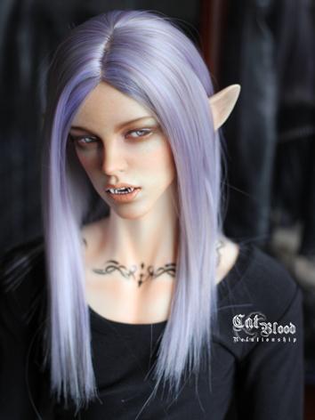 BJD Girl/Boy Purple Long Straight Hair wig for SD Size Ball-jointed Doll