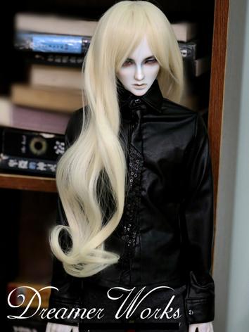 BJD Clothes Boy Black Leather Shirt for MSD/SD Ball-jointed Doll