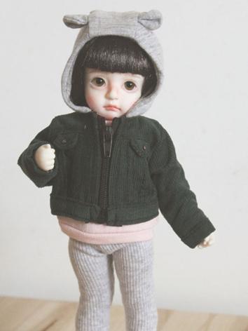 BJD Clothes 1/6 1/4 Girl/Boy Green Coat for MSD/YOSD Ball-jointed Doll