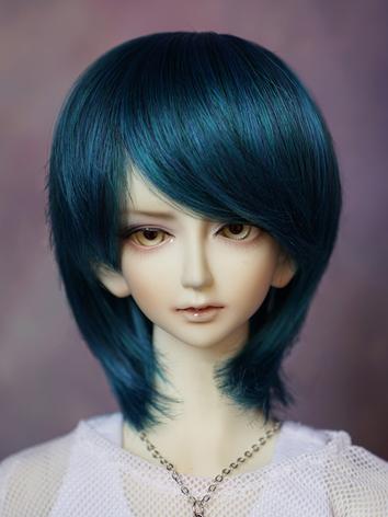 BJD 1/3 Wig Green Short Hair for SD Size Doll Ball-jointed doll